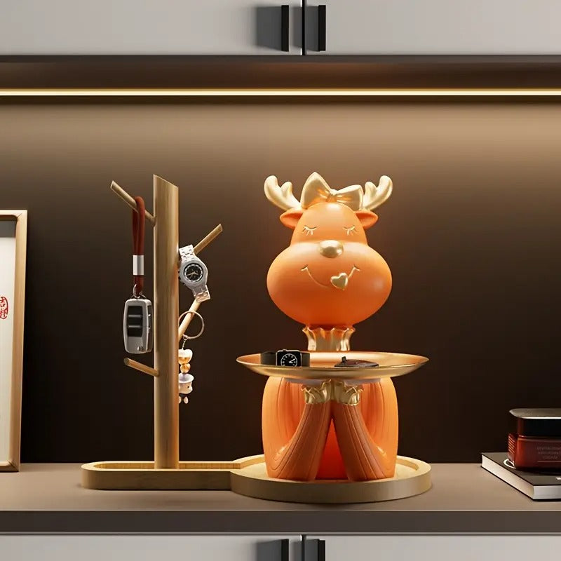 Deer-Shaped Key Holder & Storage Tray