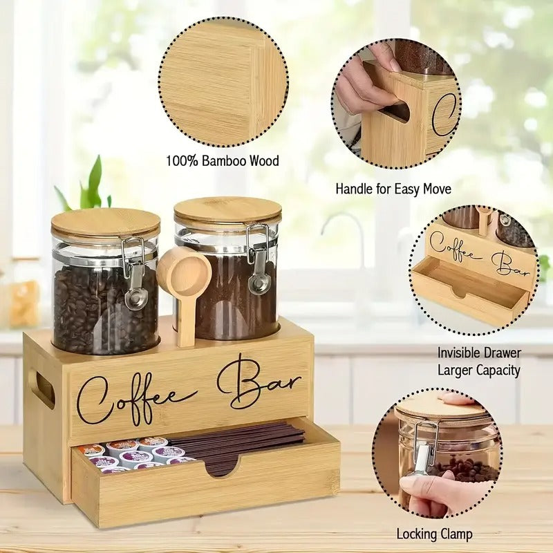 bamboo Coffee Container