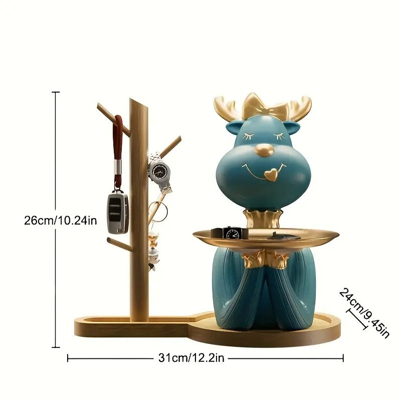 Deer-Shaped Key Holder & Storage Tray