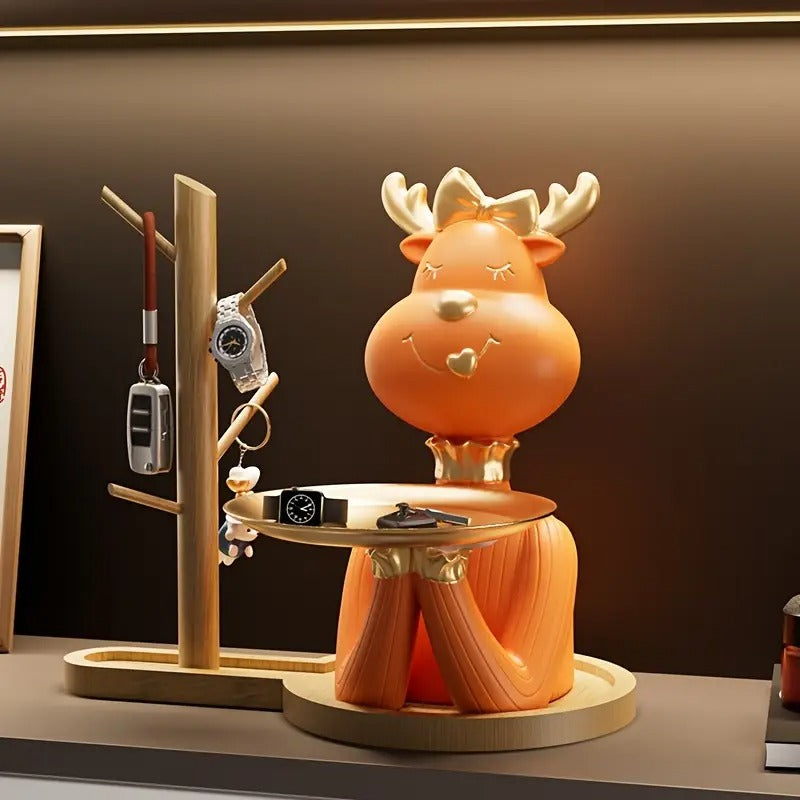 Deer-Shaped Key Holder & Storage Tray