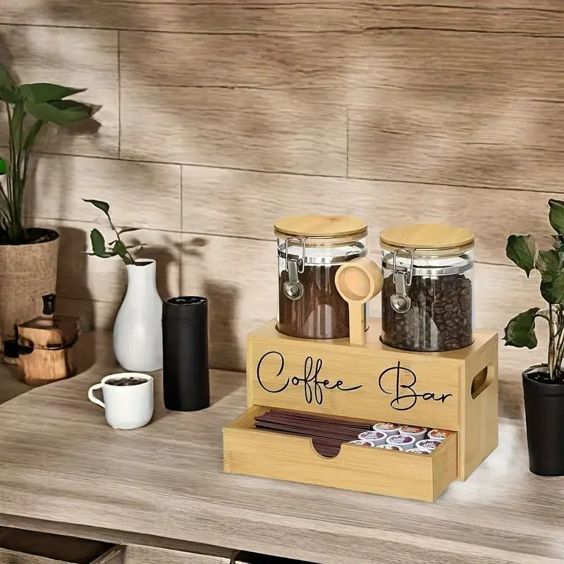 bamboo Coffee Container