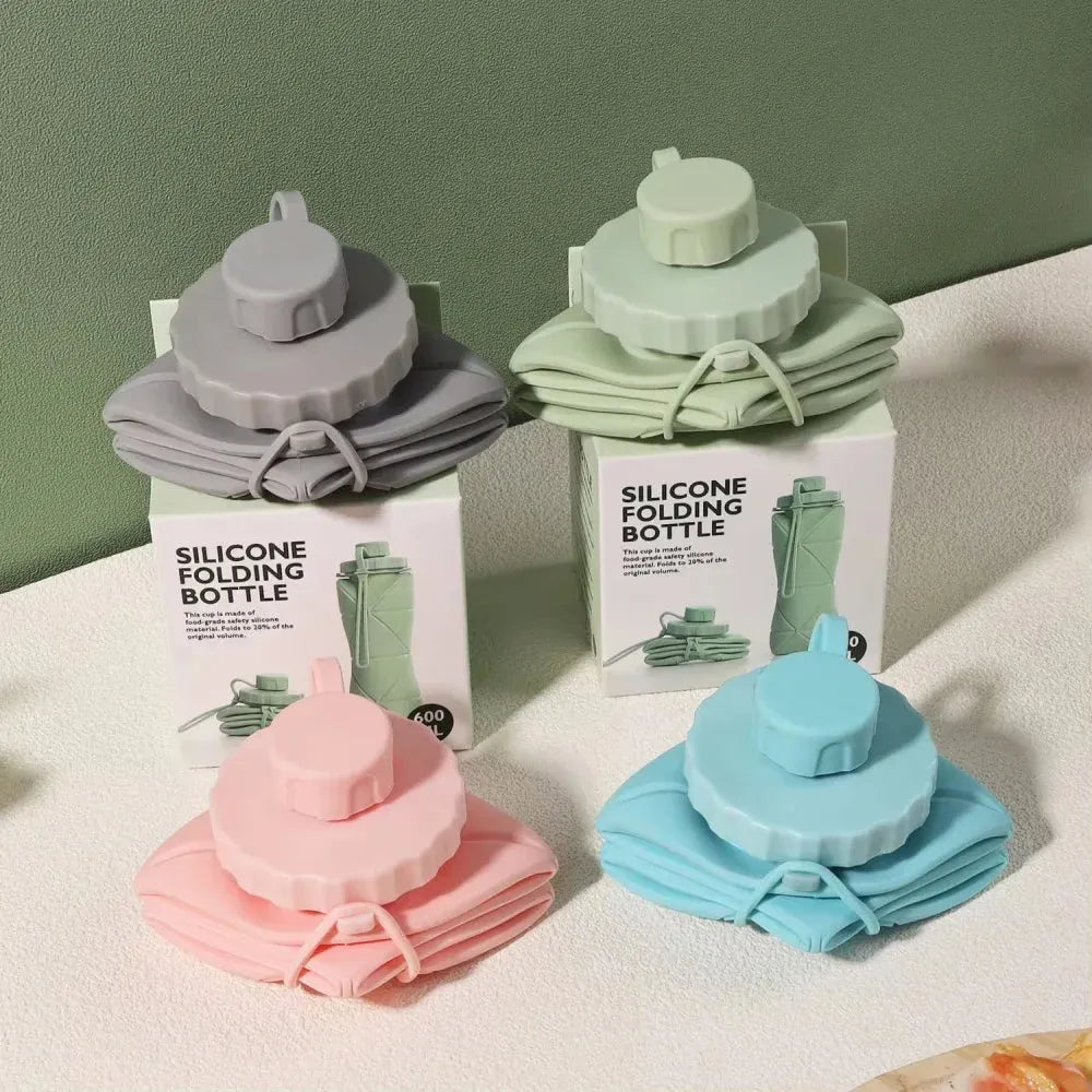 Folding Silicone Water Bottle