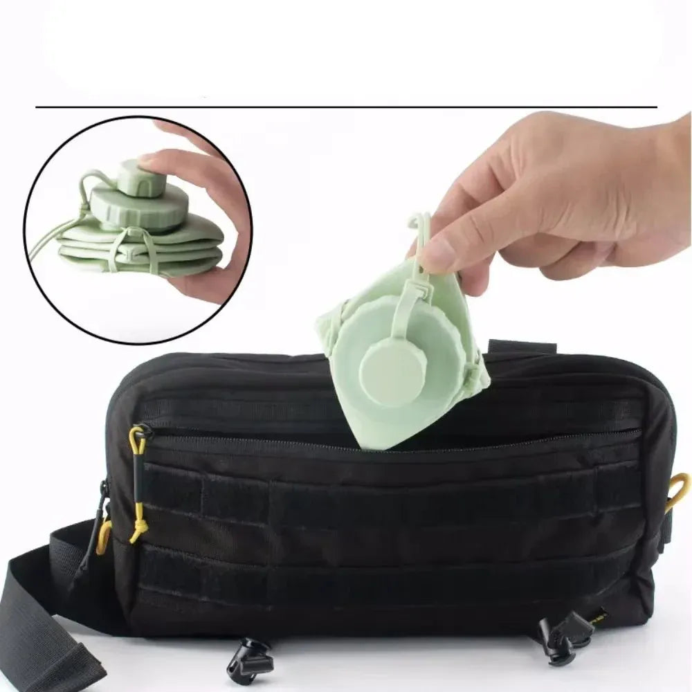 Folding Silicone Water Bottle