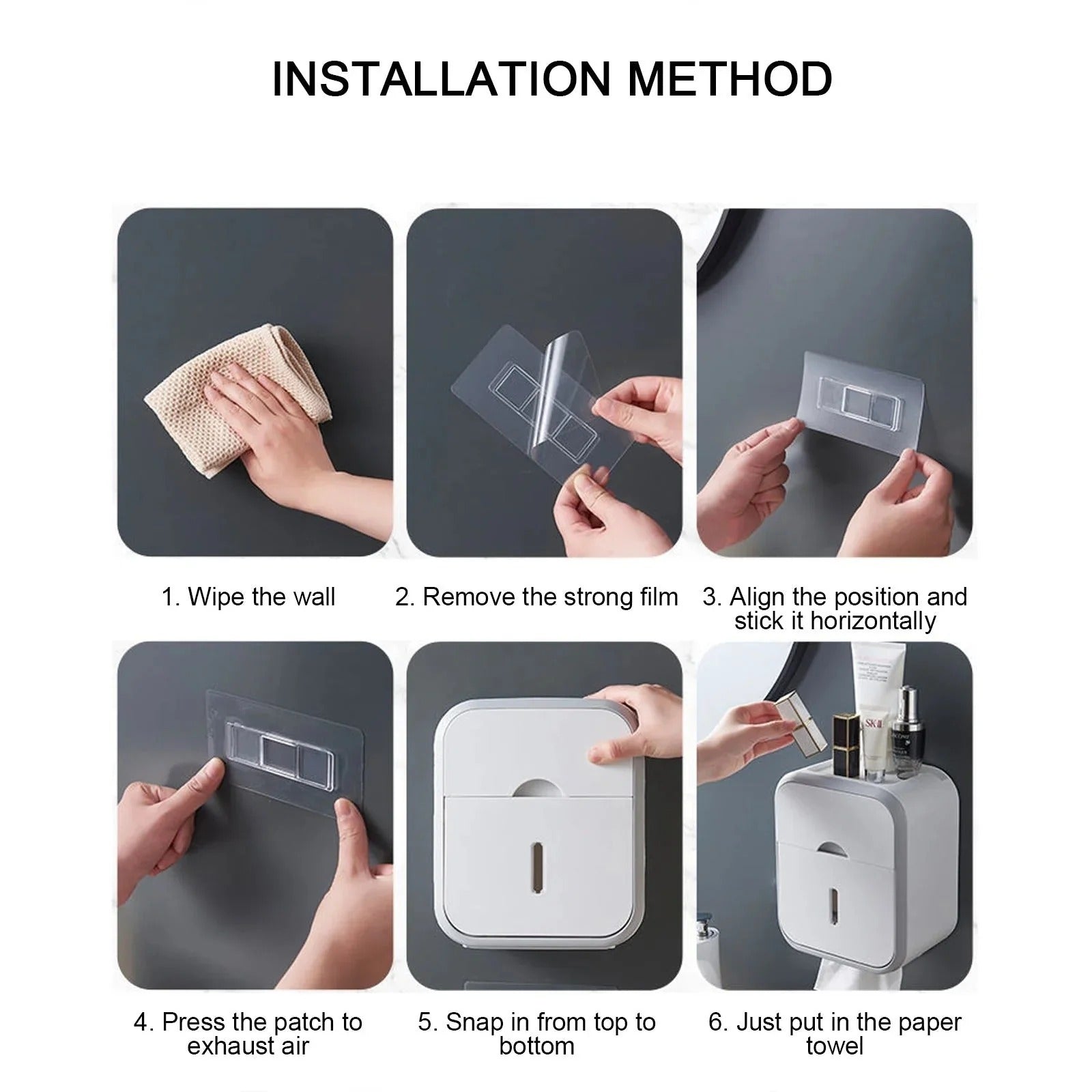 Toilet Multifunctional Tissue Box