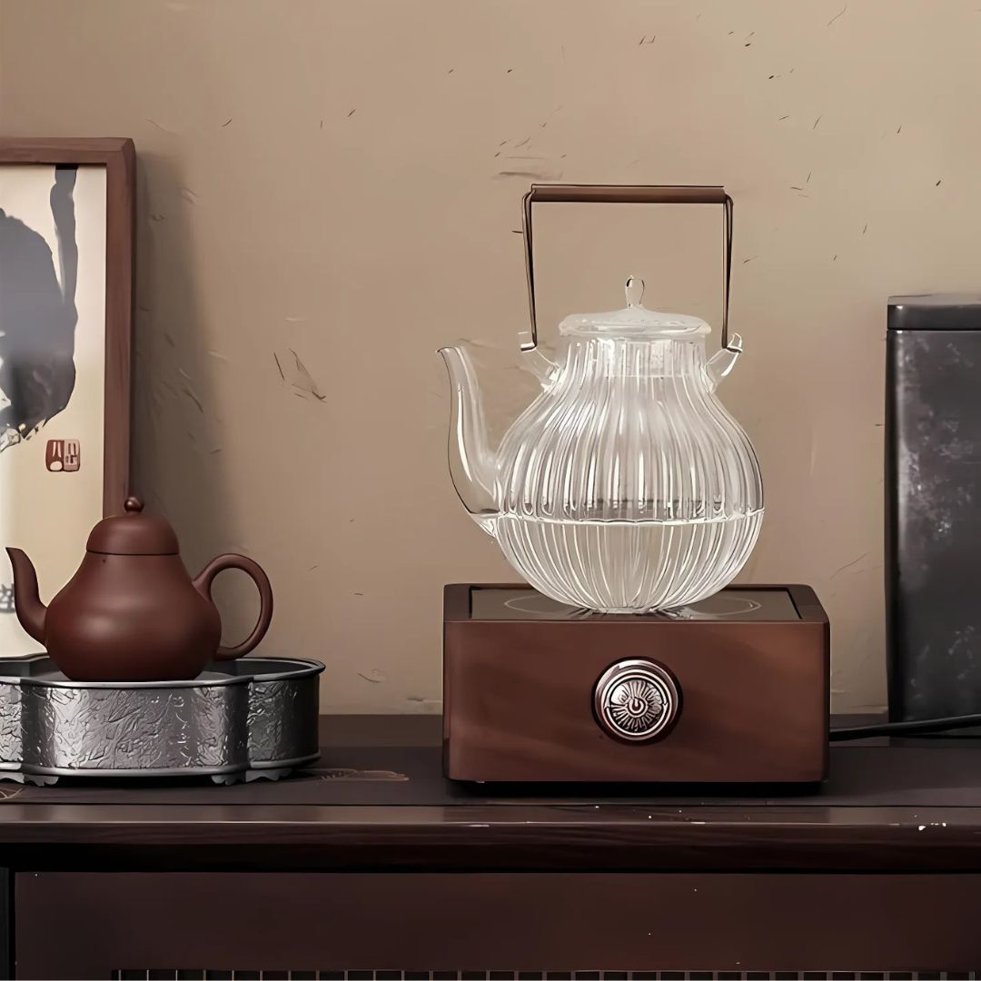 Walnut Adjustable Electronic Tea Stove Heater