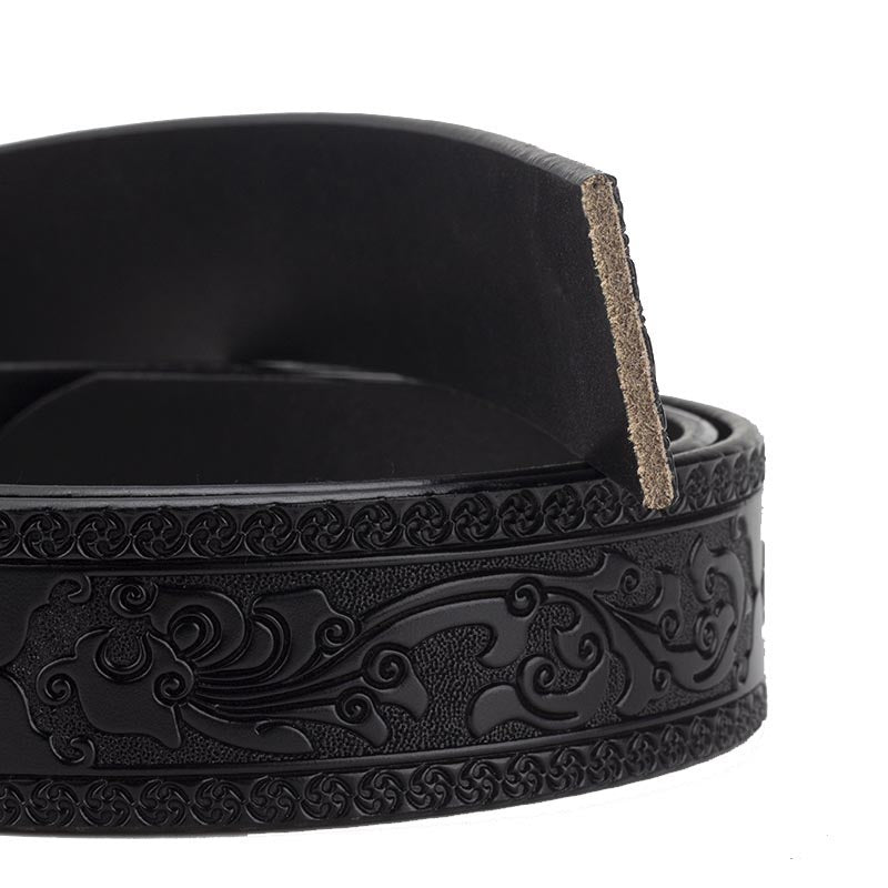 Western Belt Without Buckle 1.5" Wide with Snaps